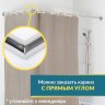 Карниз для душа П-образный 70х70 Усиленный 25 мм MrKARNIZ фото 7