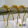 Кольца для штор Piercing Yellow Gold 16 шт. фото 2